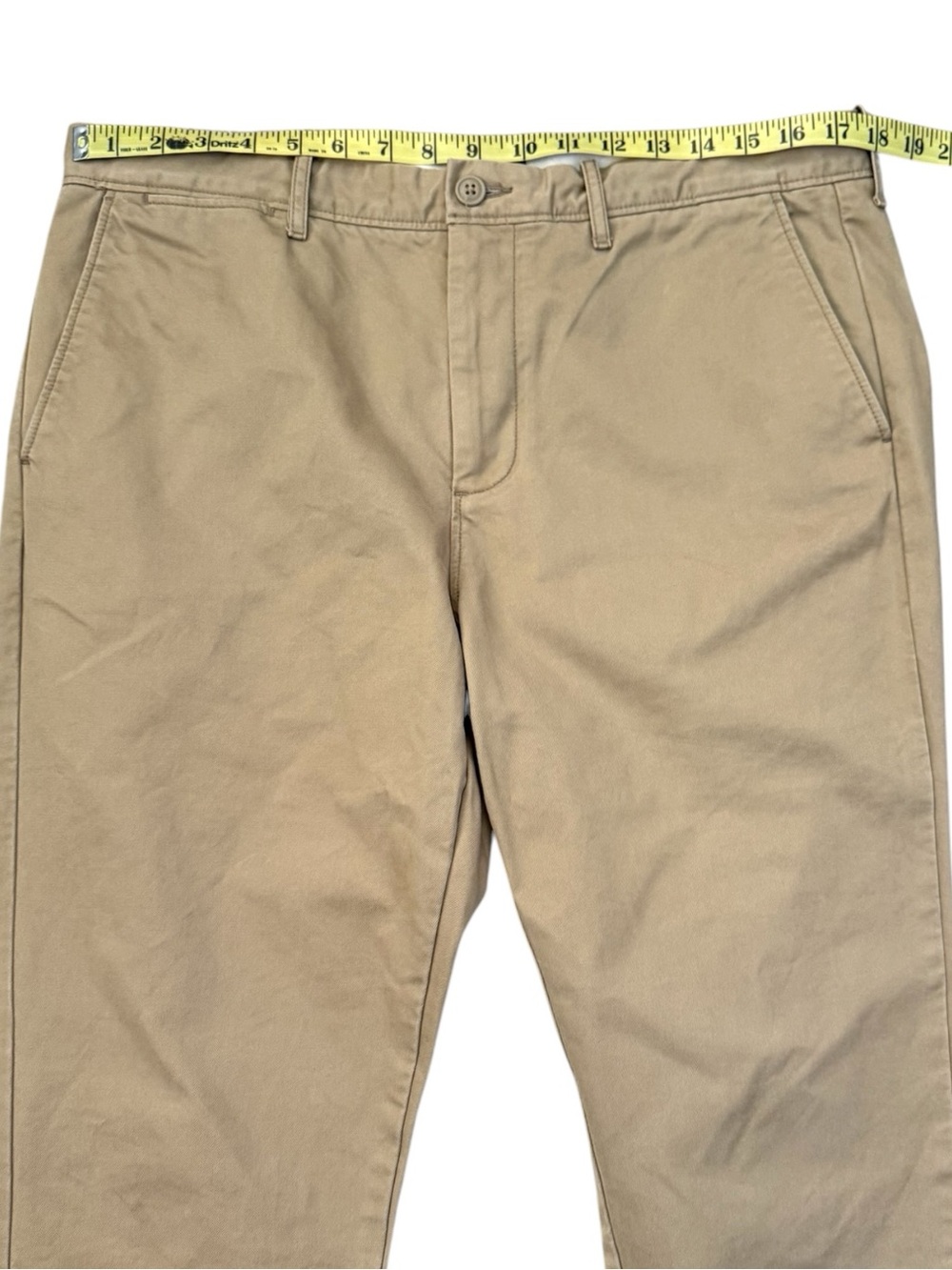 J. Crew 770 Straight Broken-In Chino Pants Khaki Tan 34x34 100% Cotton - Picture 10 of 15